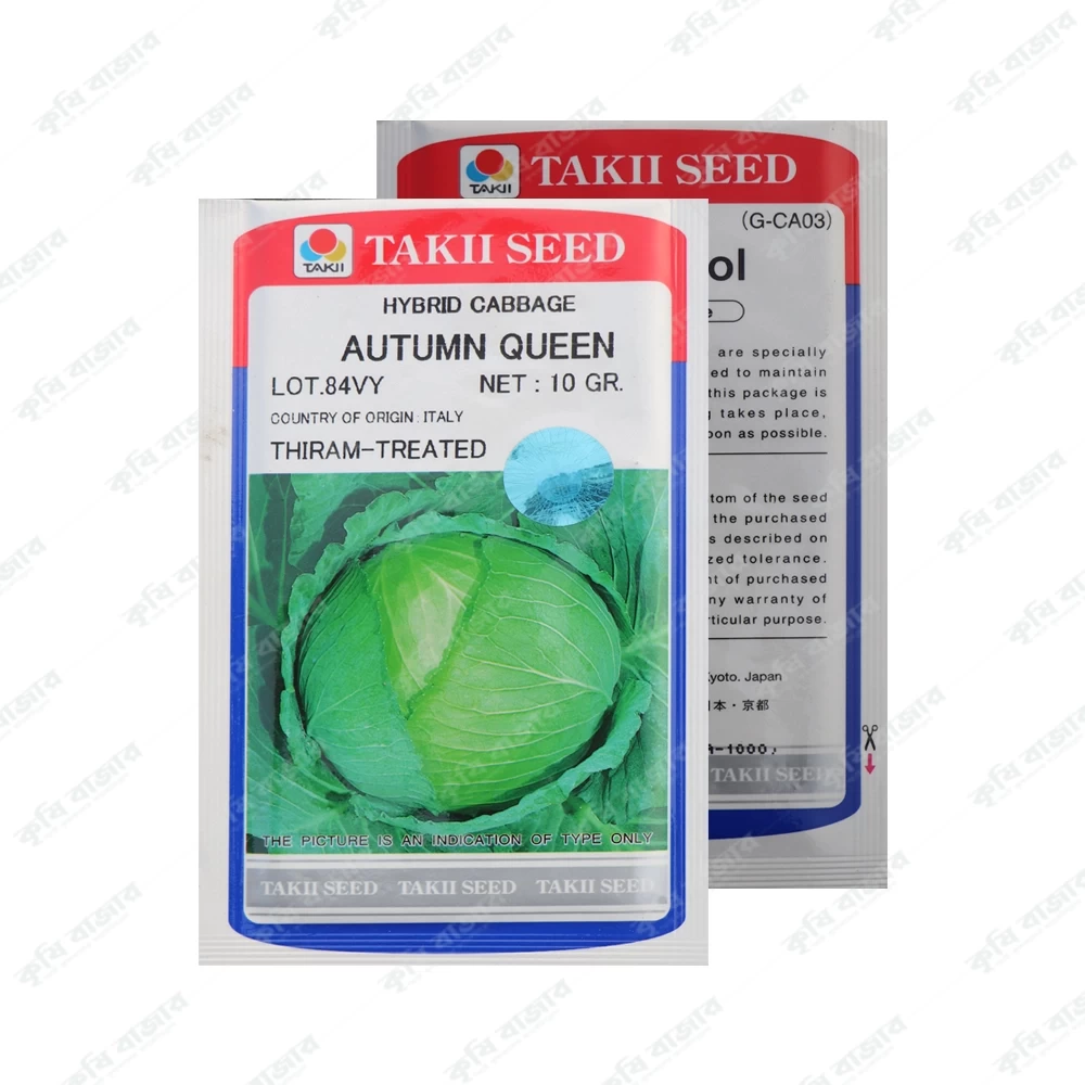 অটাম কুইন - বাঁধাকপি ( ১০ গ্রাম ) TAKII SEED Hybrid Cabbage